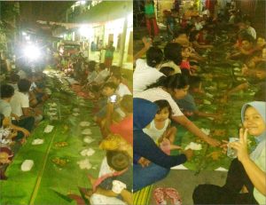 Makan Ramai-Ramai diatas Daun Pisang