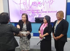 Ibadah Pembentukan WBI Lokal Pengurus Wanita Wilayah 1 di WBI GBI Kabar Baik Harapan Baru, Bekasi Barat Berjalan Lancar