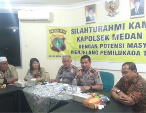 SILAHTURAHMI KAMTIBMAS POLSEK MEDAN SATRIA KOTA BEKASI