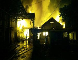 Gereja GSPdI Rata Tanah, Akibat Kebakaran