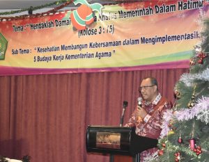 Dirjen Bimas Kristen RI: Rayakan Natal dengan hati penuh syukur dan penyerahan diri kepada Yesus Kristus