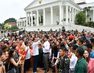 Meriah, Perayaan Sumpah Pemuda 2017 di Istana Kepresidenan Bogor