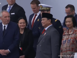 Penghormatan dan Apresiasi oleh Presiden Prabowo kepada kontingen Indonesia di Shownelism Prancis