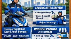 Ojol Baru WHUUSH Resmi Hadir di Jakarta, Usung Semangat “ Dari Anak Bangsa untuk Bangsa”
